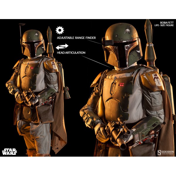 Boba fett statue 2025 life size